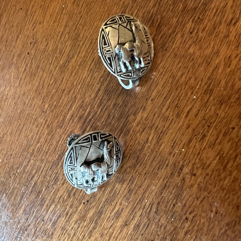 Vintage Silver Animal earrings